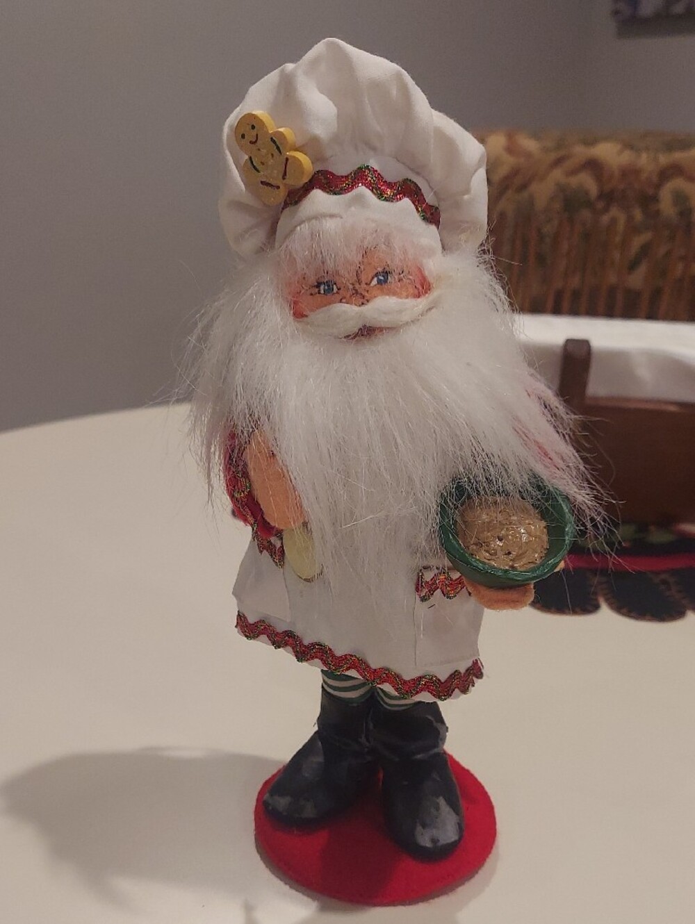Vintage Annalee Holiday Chef Santa - Picture 10 of 10